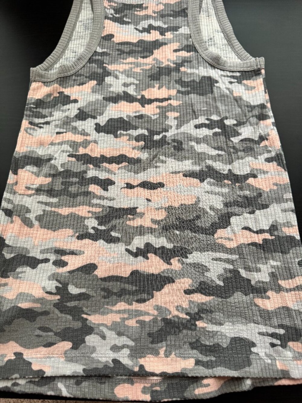 Jenni Intimates Camo Ribbed Racerback Tank - NWT Small